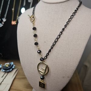 ❤️SOLD❤️Handmade F Necklace